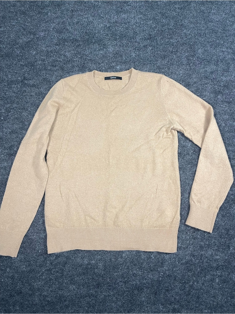Quince Women's Crewneck Sweater in Light Beige